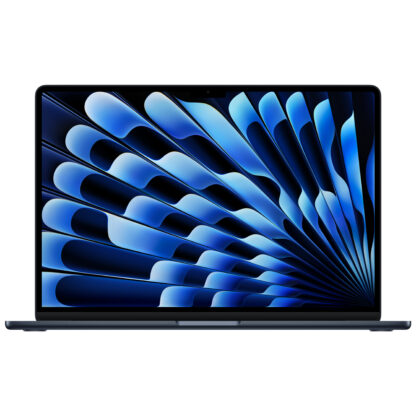 מקבוק אייר מחודש Apple MacBook Air 15-inch M2 chip 8C CPU 10C GPU, 16GB unified memory, 256GB SSD - צבע Midnight - מקלדת בפריסה אירופאית